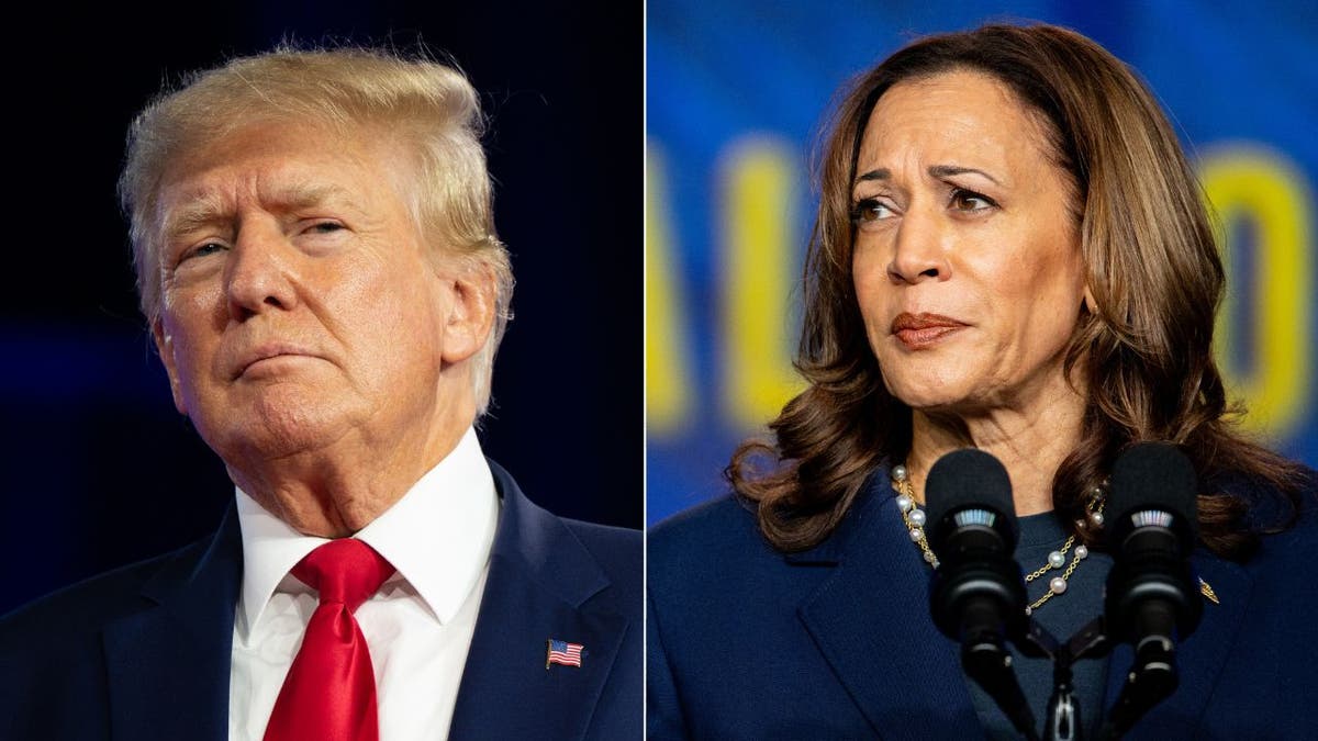 Trump Harris split