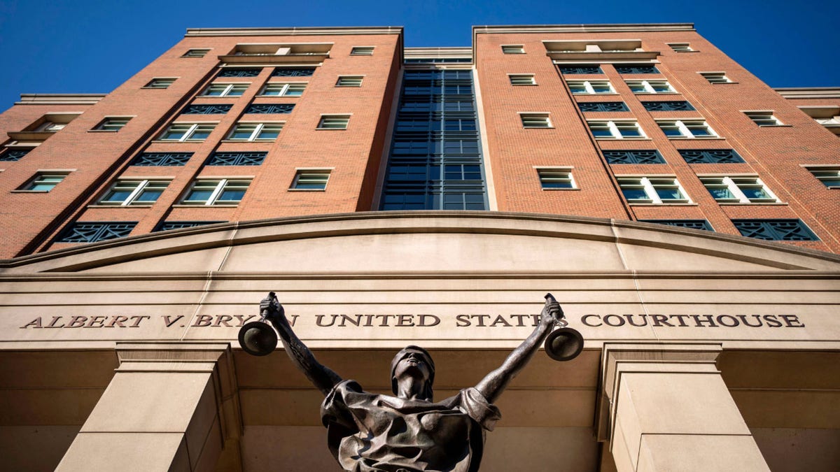 The U.S. District Court for the Eastern District of Virginia is seen in Alexandria, Va.