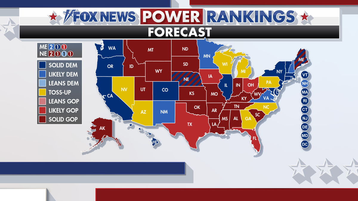 presidential map 