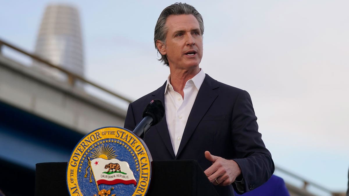 Governor Gavin Newsom closeup shot