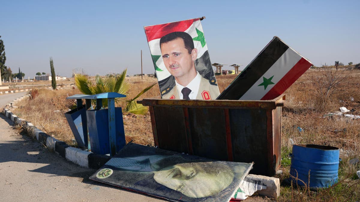 Assad in dumpster