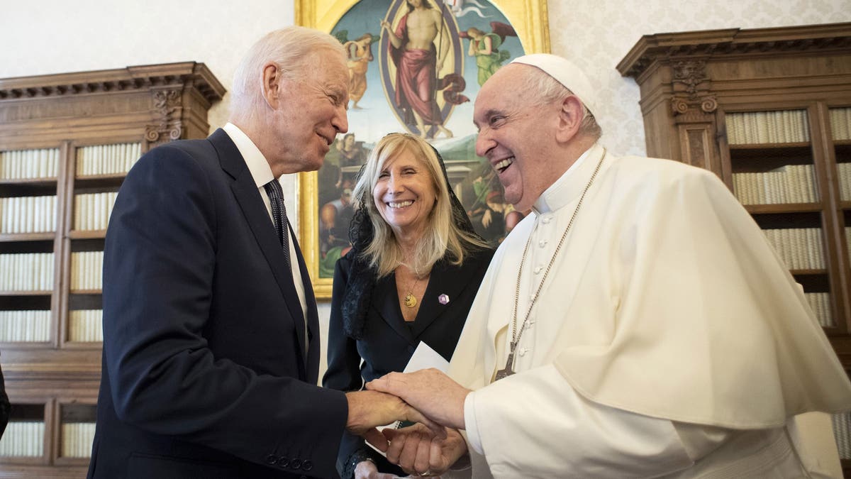 Biden with Pope Francis