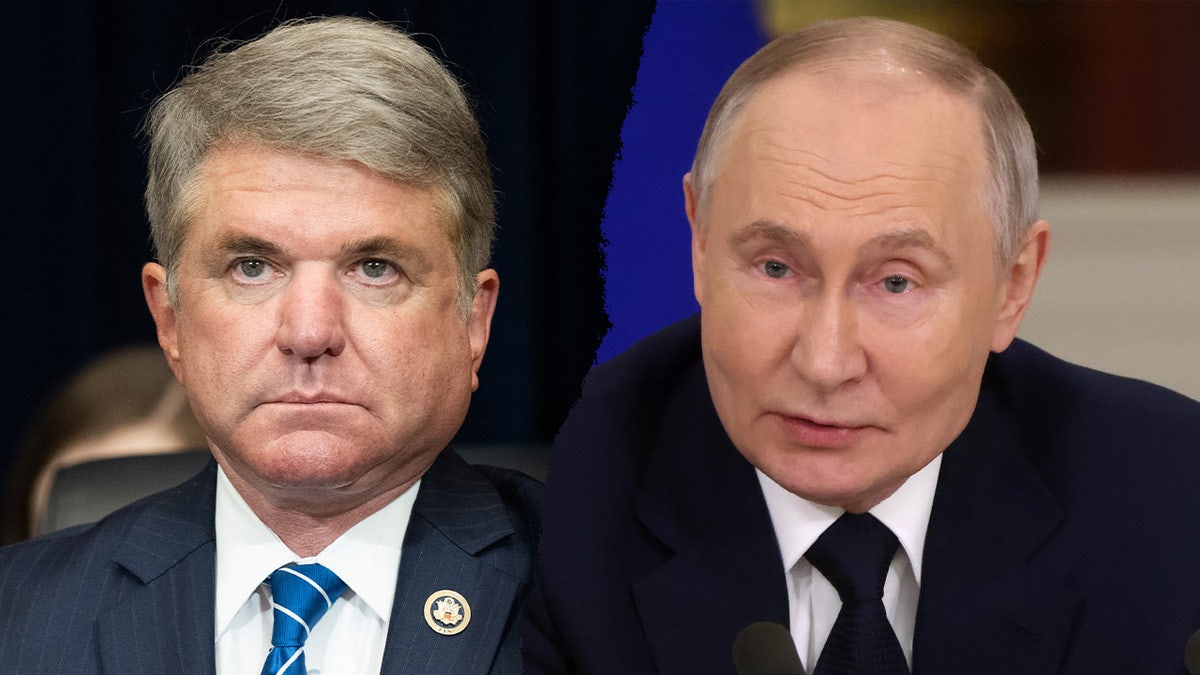 Michael McCaul and Vladimir Putin