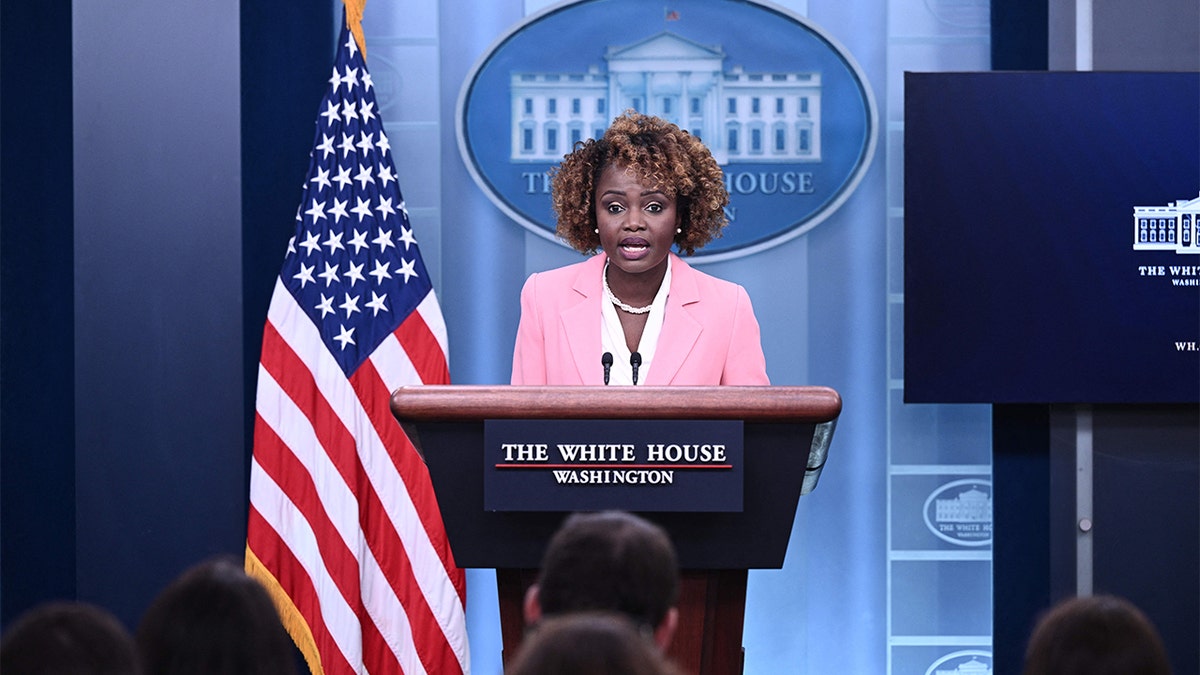 White House press secretary Karine Jean-Pierre