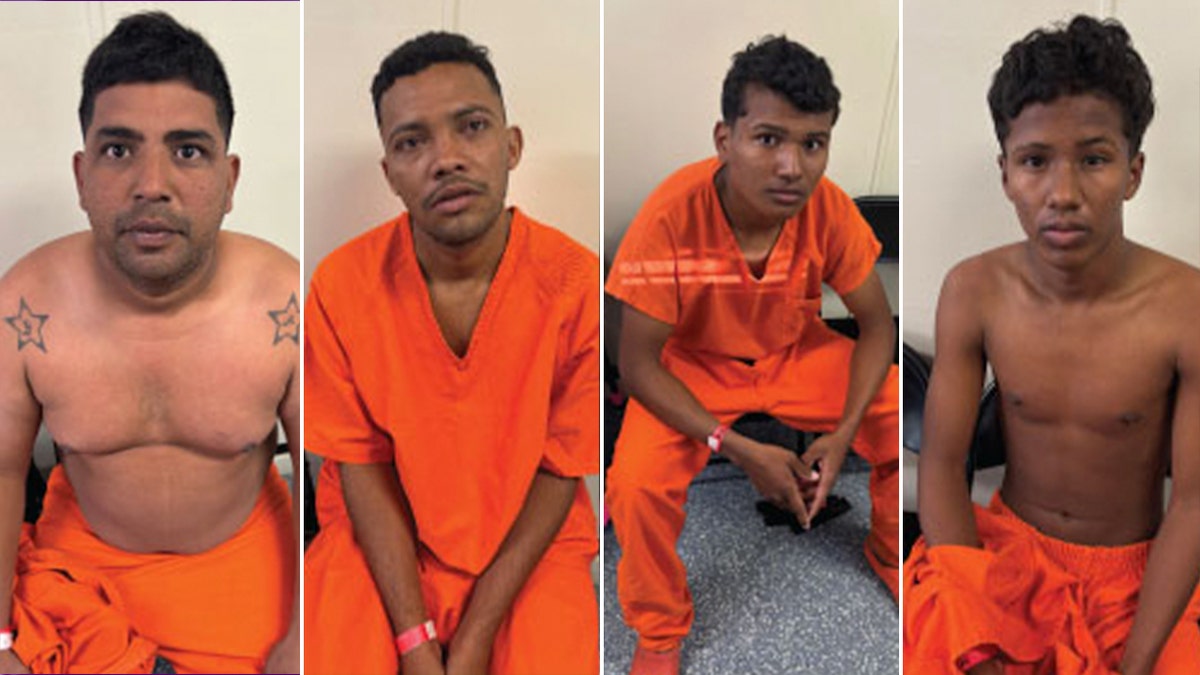 Tren de Aragua (TdA) members in 4-way mug shot split