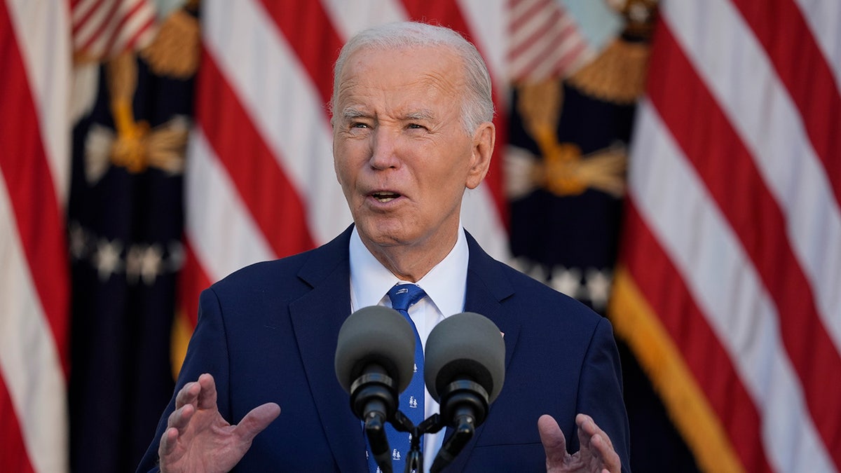 Biden in the Rose Garden