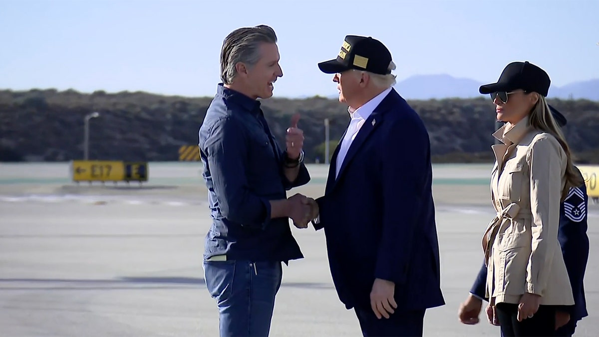 Newsom and Trump face off