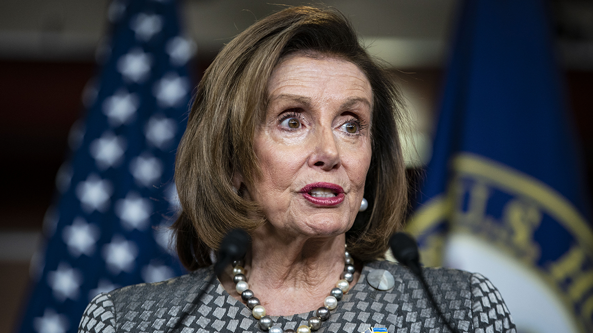 Nancy Pelosi at the Capitol closeup shot