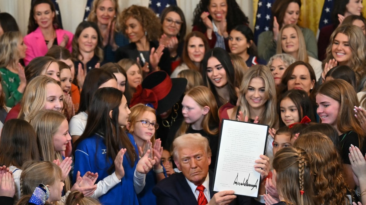 Trump signs the No Men in Women's Sports Executive Order