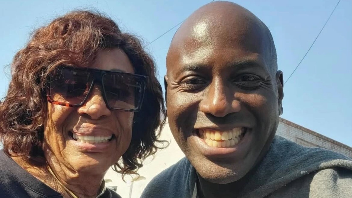 Terence Muhammad and Maxine Waters