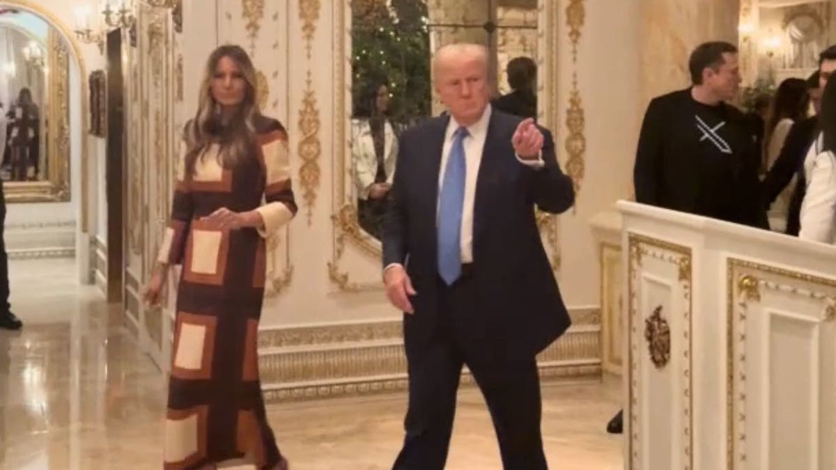 President Donald Trump with Melania Trump