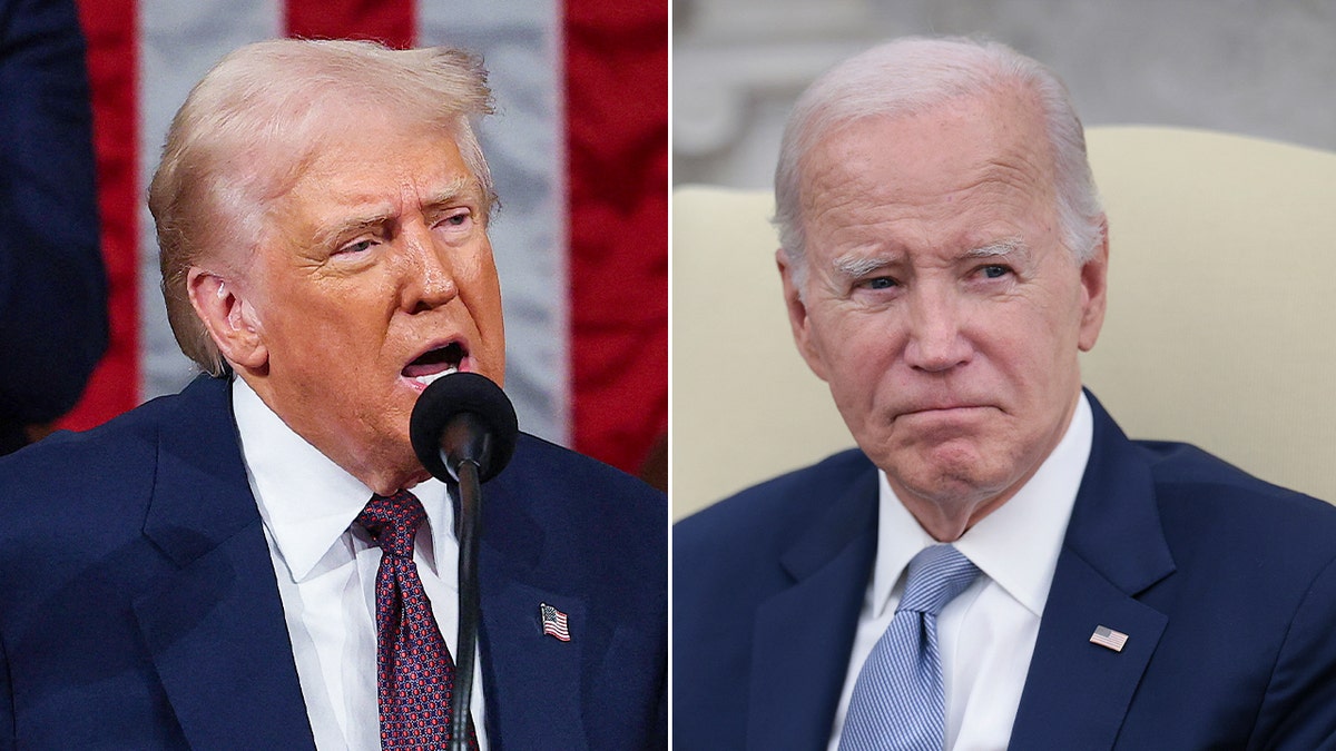 President Donald Trump and former President Joe Biden