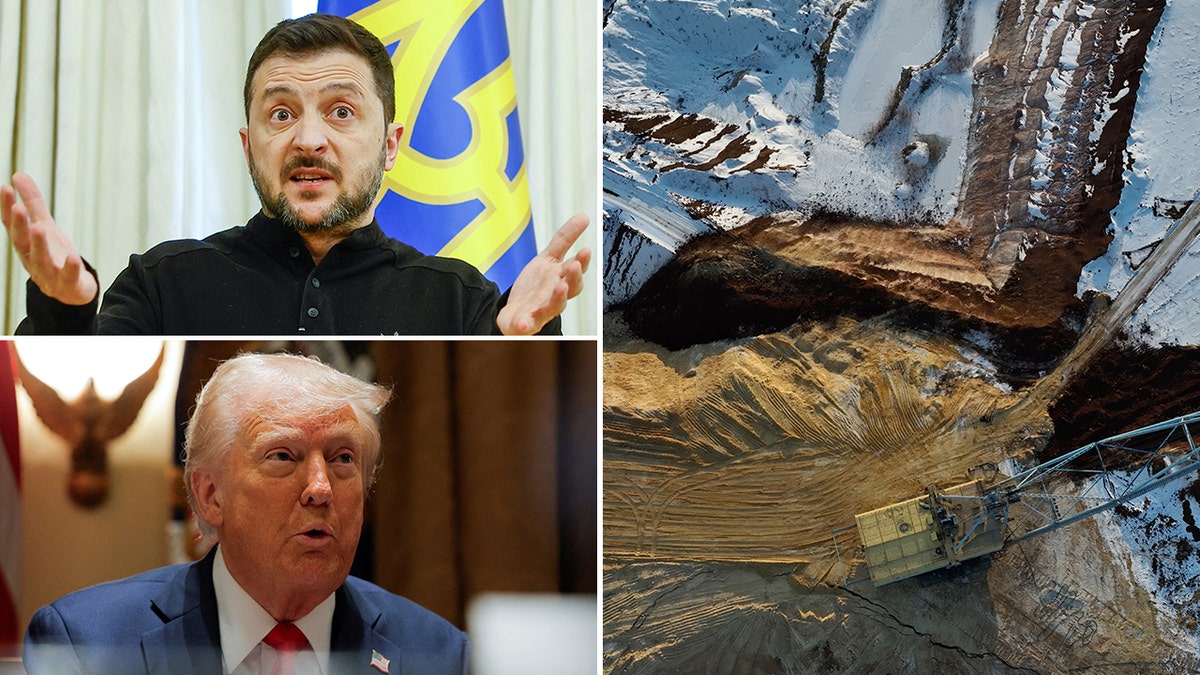 Zelenskyy, Trump, mineral quarry