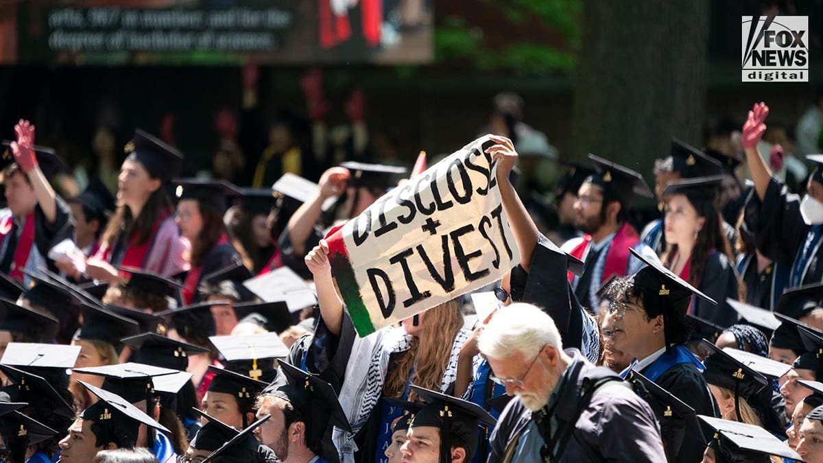 Yale graduates protesting Israel