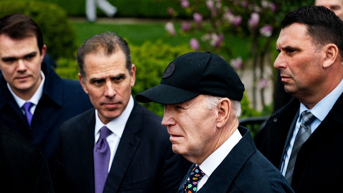 Biden during White House Easter egg roll