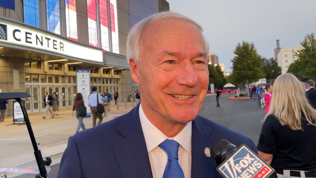 Asa Hutchinson in closeup shot from August 2024