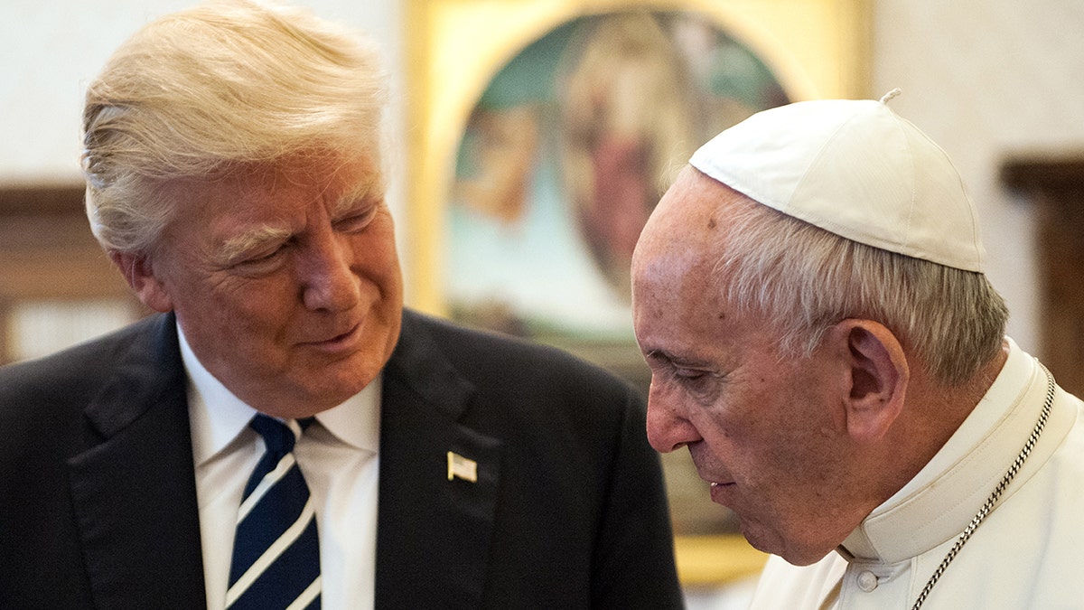 Pope Francis and Donald Trump
