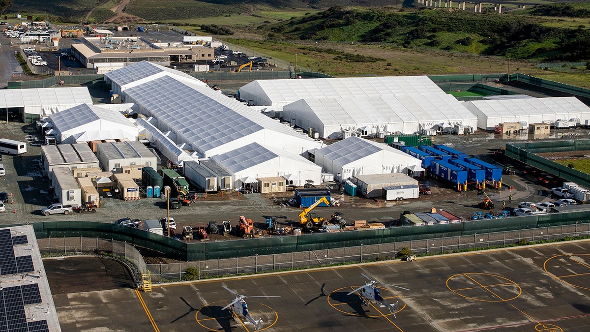 An aerial view of the Otay Mesa facility in January 2023.