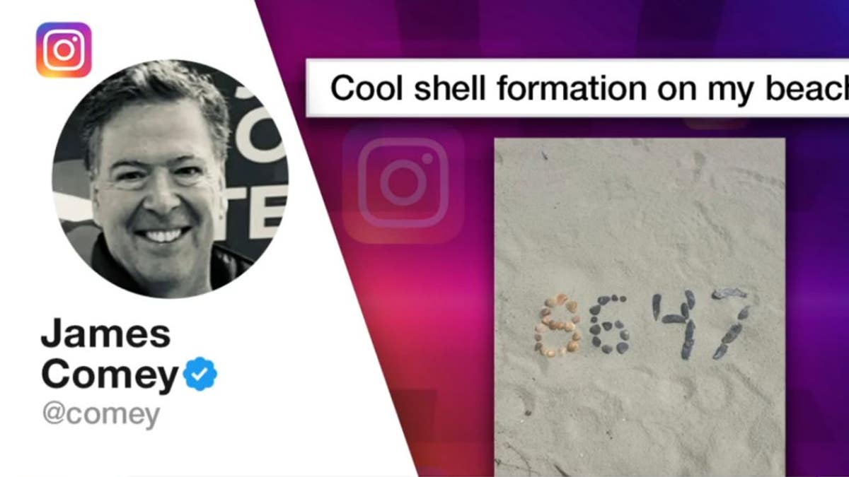 James Comey's 8647 message