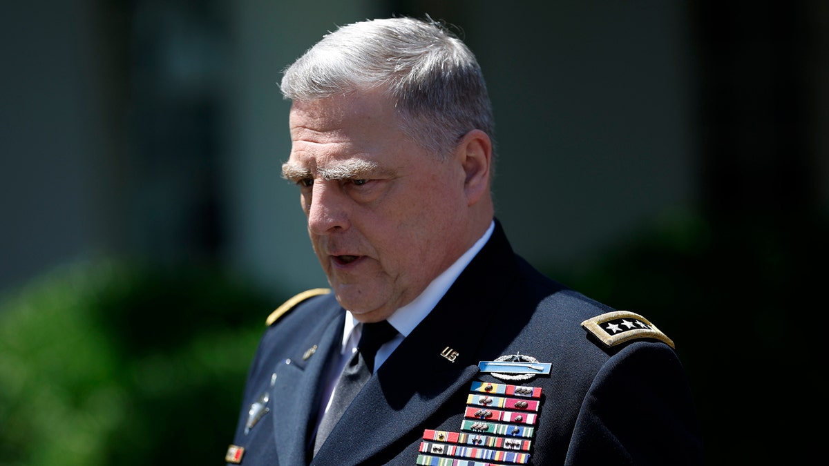 Gen. Mark Milley served as the chairman of the Joint Chiefs of Staff. 