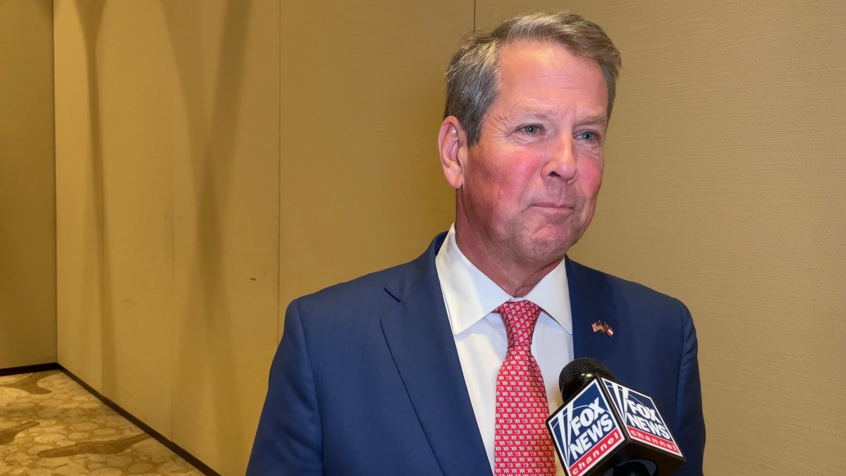 Gov. Brian Kemp of Georgia stands for an interview with Fox News Digital, his first after being elected Republican Governors Association chair, on Nov. 20, 2024 on Marco Island, Florida. 