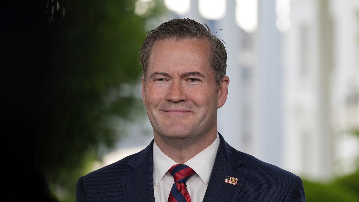 Mike Waltz speaks at White House