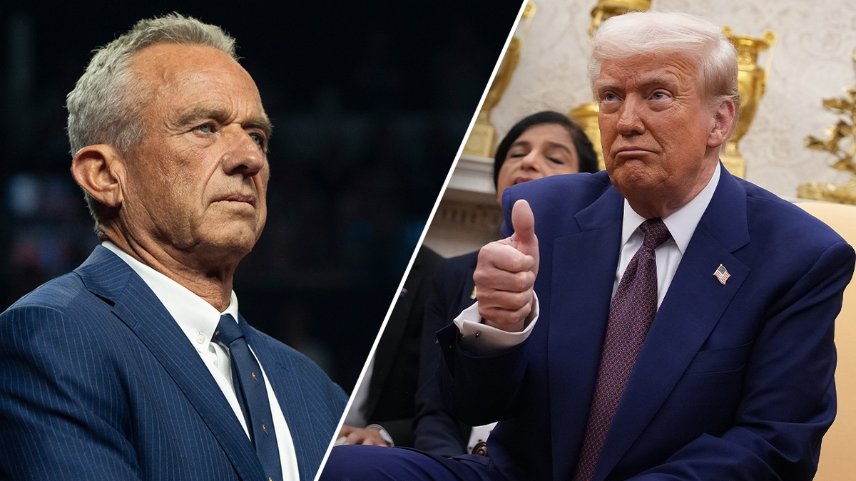 Trump and Kennedy closeup shot