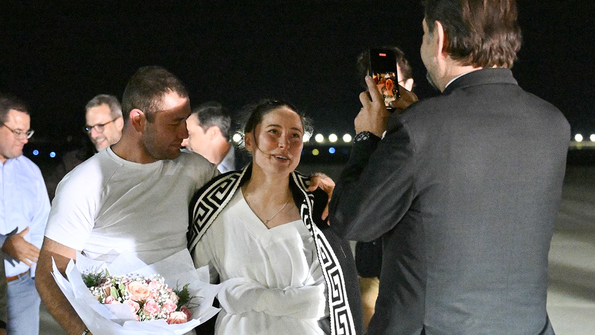 Ksenia Karelina and Chris van Heerden