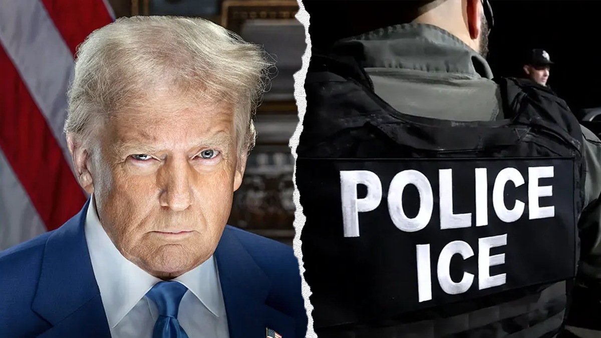 ICE split with President Donald Trump