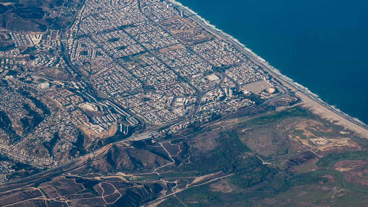 Ariel view of San Diego