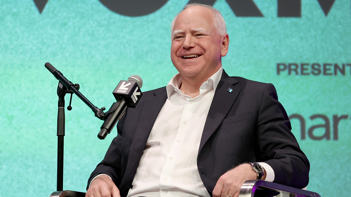 Tim Walz in Austin, Texas