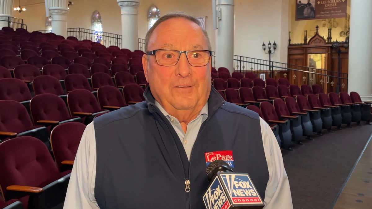 Former Republican Gov. Paul LePage, who is running for the House in 2026 in Maine's 2nd Congressional District, speaks with Fox News Digital in Lewiston, Maine, on May 7, 2025, in his first interview after announcing his candidacy. 