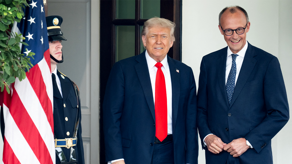 Donald Trump and Friedrich Merz