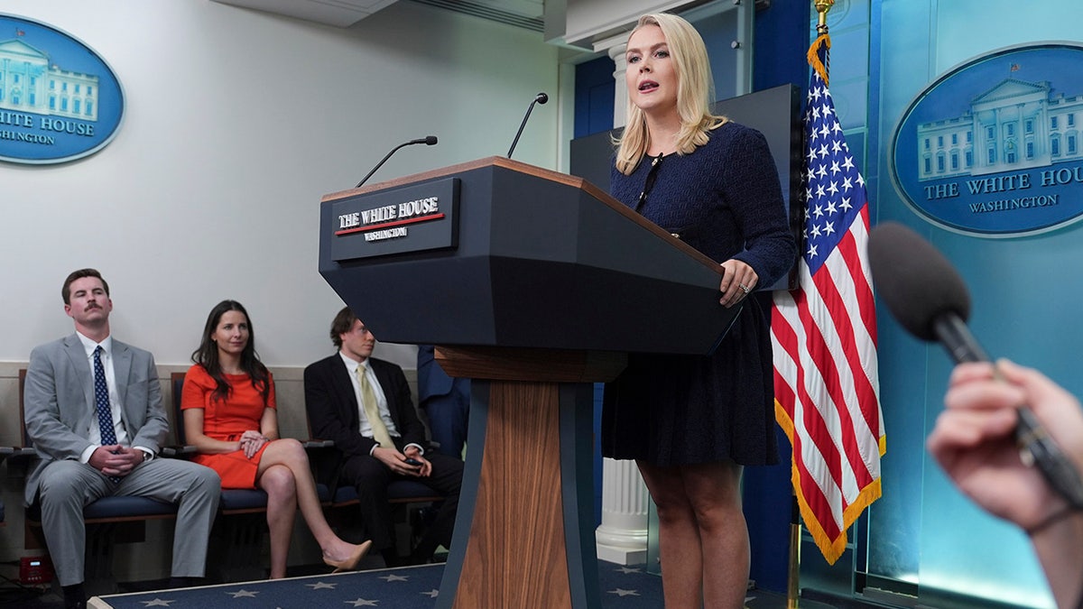 White House press secretary Karoline Leavitt