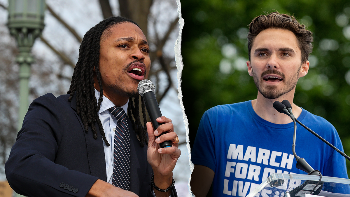 Malcolm Kenyatta, left; Hogg at right