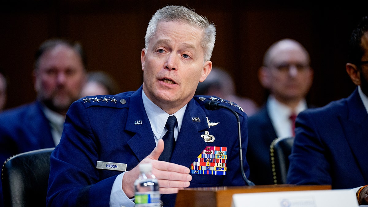 Timothy Haugh speaks during congressional hearing