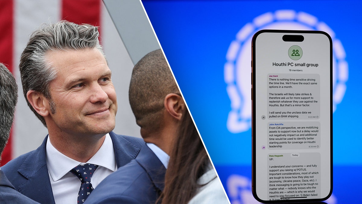 Hegseth and Signal app