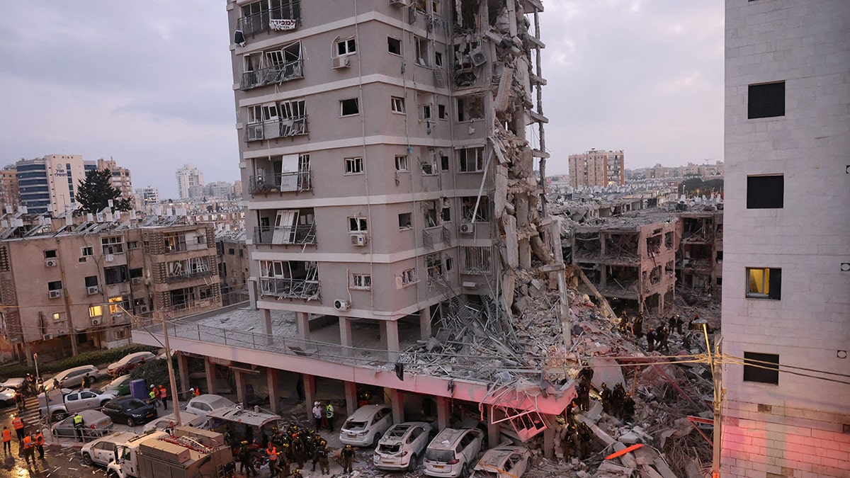 Missiles attack from Iran to Israel