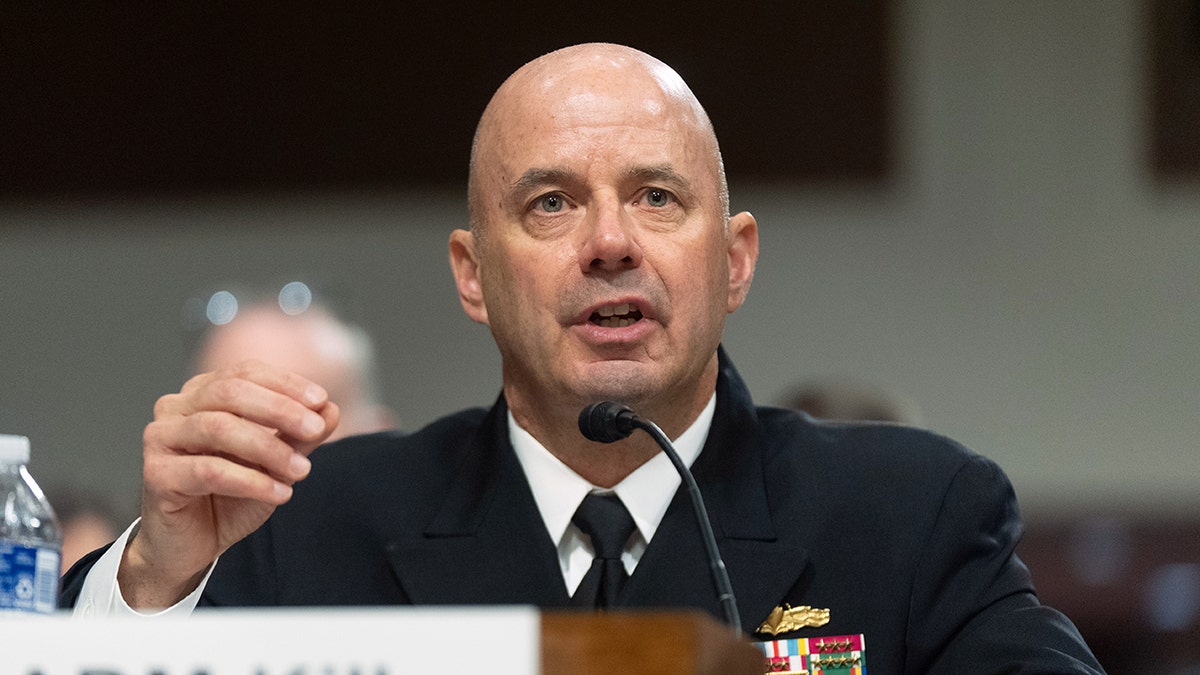 Vice Chief of Naval Operations Adm. James Kilby testifying