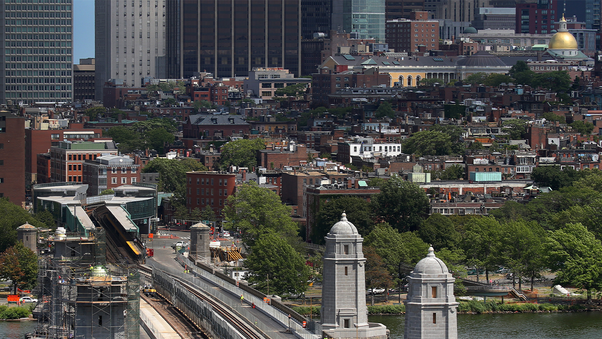 Boston, Mass., skyline.