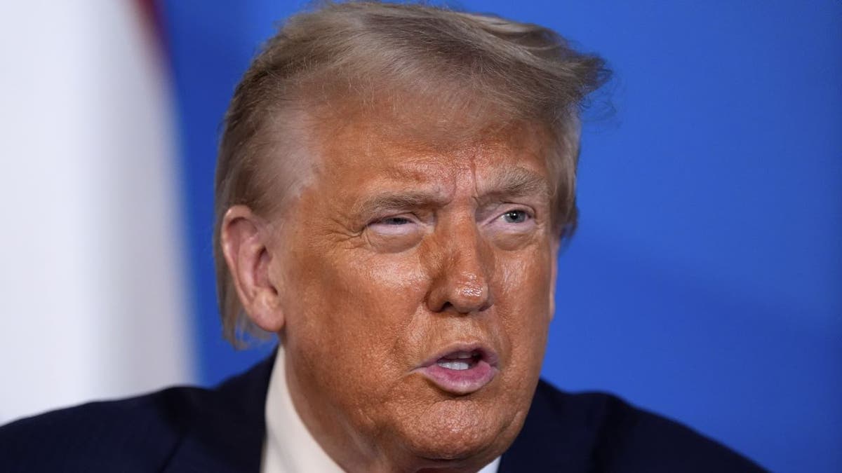 Donald Trump at a NATO summit