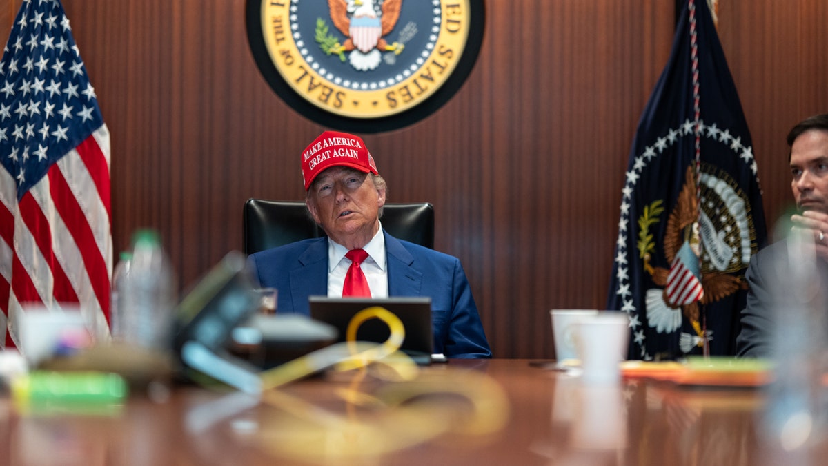 President Trump in Situation Room