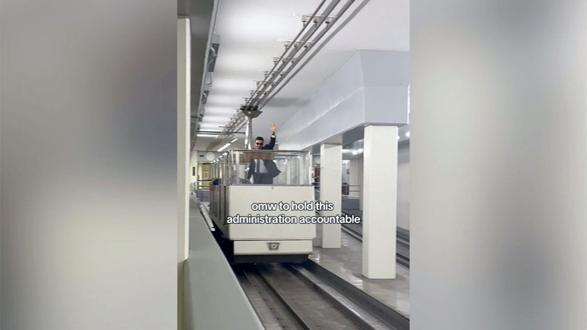 Rep. Suhas Subramanyam raises hand on Capitol subway in TikTok video