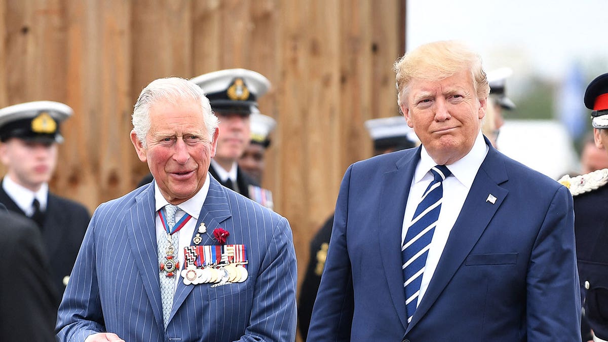 Trump and then-Prince Charles in 2019