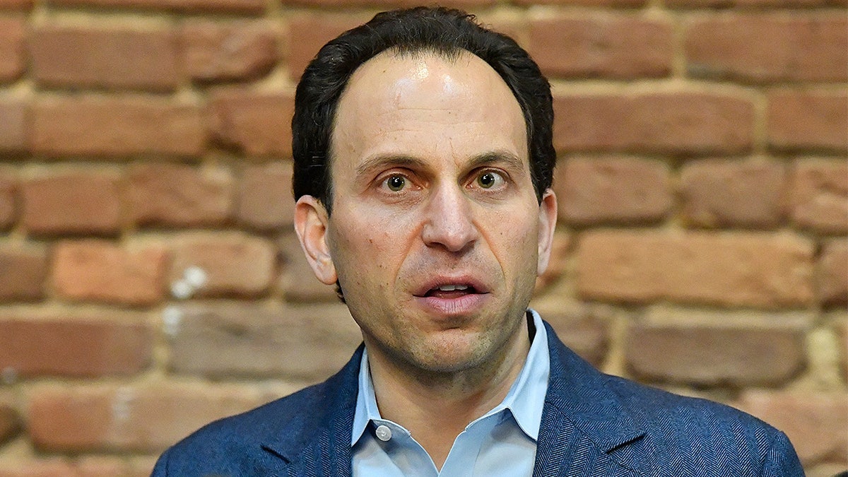 Then-Louisville Democratic mayoral candidate Craig Greenberg speaks during a news conference in Louisville, Kentucky, on Monday, Feb. 14, 2022.