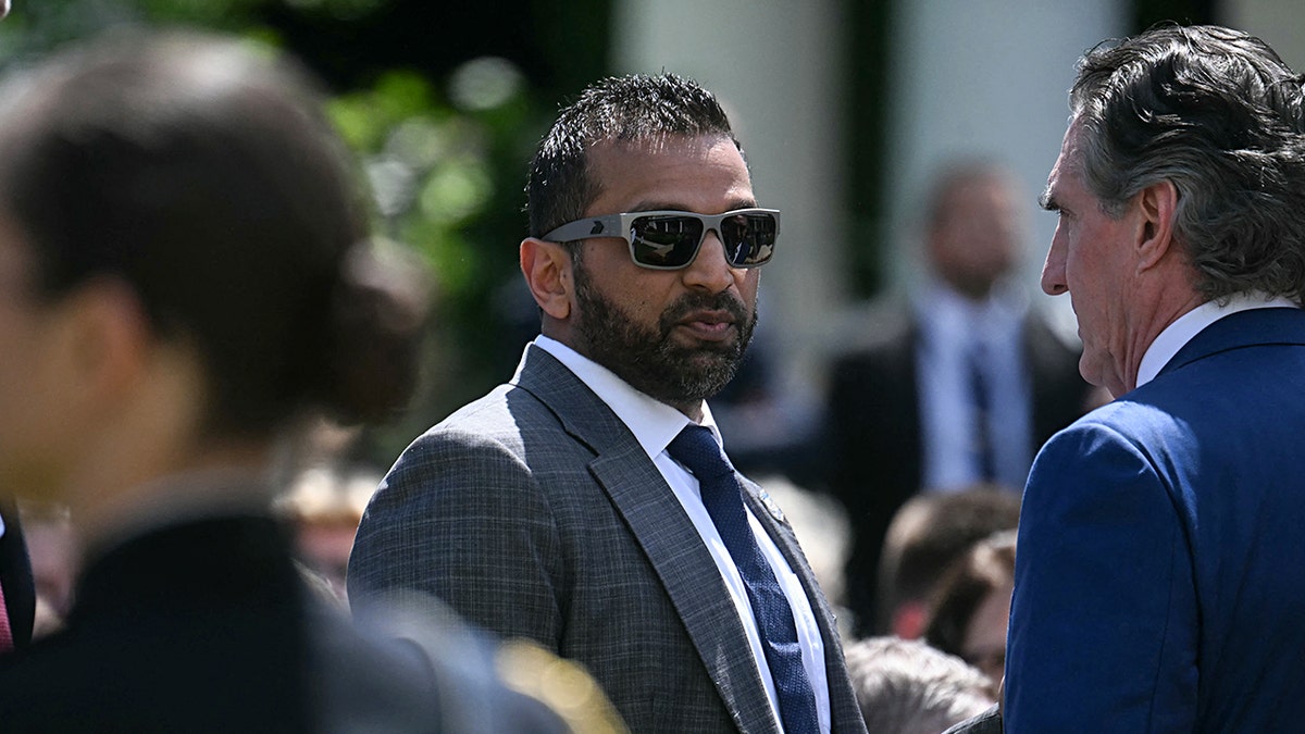 FBI Kash Patel at the White House