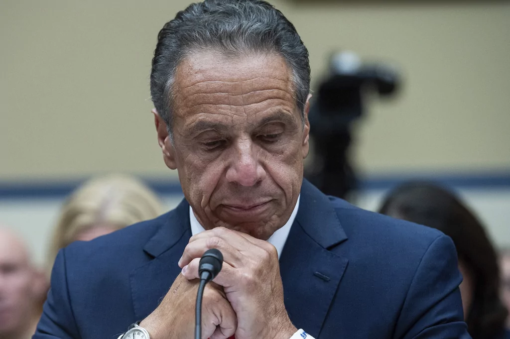 Former New York Gov. Andrew Cuomo testifies before the House Oversight Select Subcommittee's hearing on the Coronavirus Pandemic, on Capitol Hill in Washington, Tuesday, Sept. 10, 2024.
