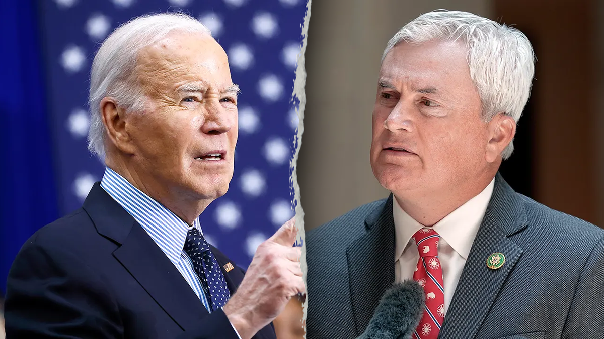Former President Joe Biden and House Oversight and Government Reform Chair James Comer