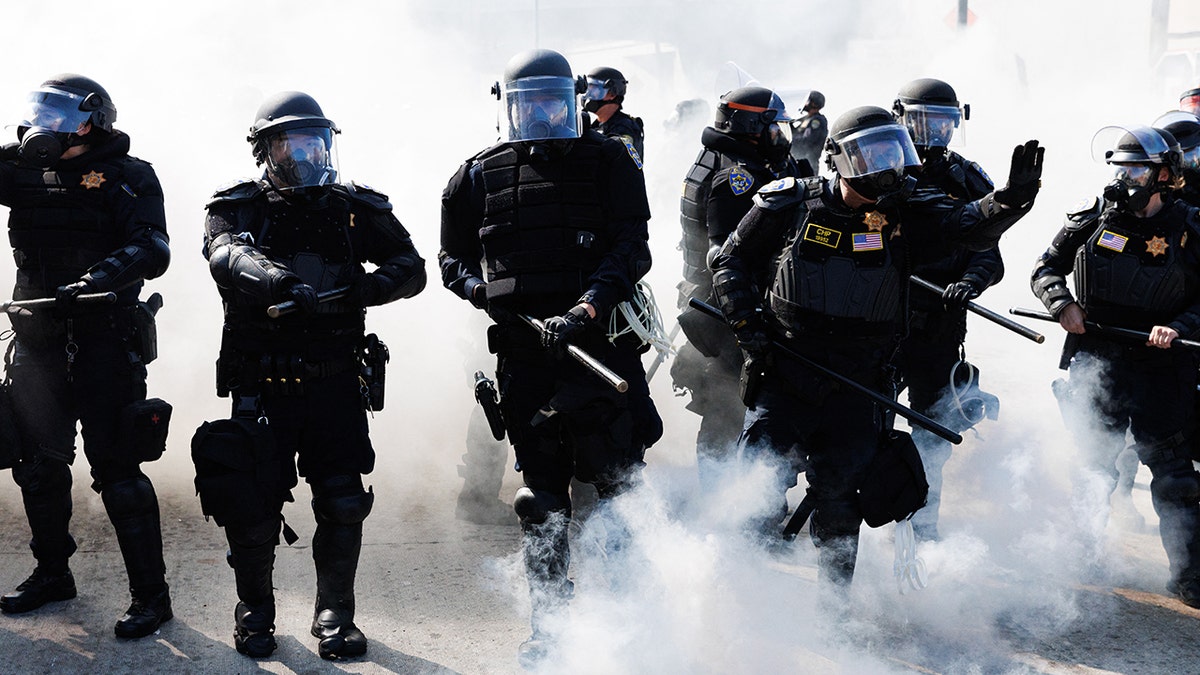 California Highway Patrol during the anti-ICE protests in Los Angeles