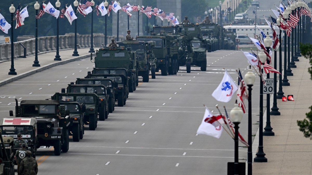 military parade in DC